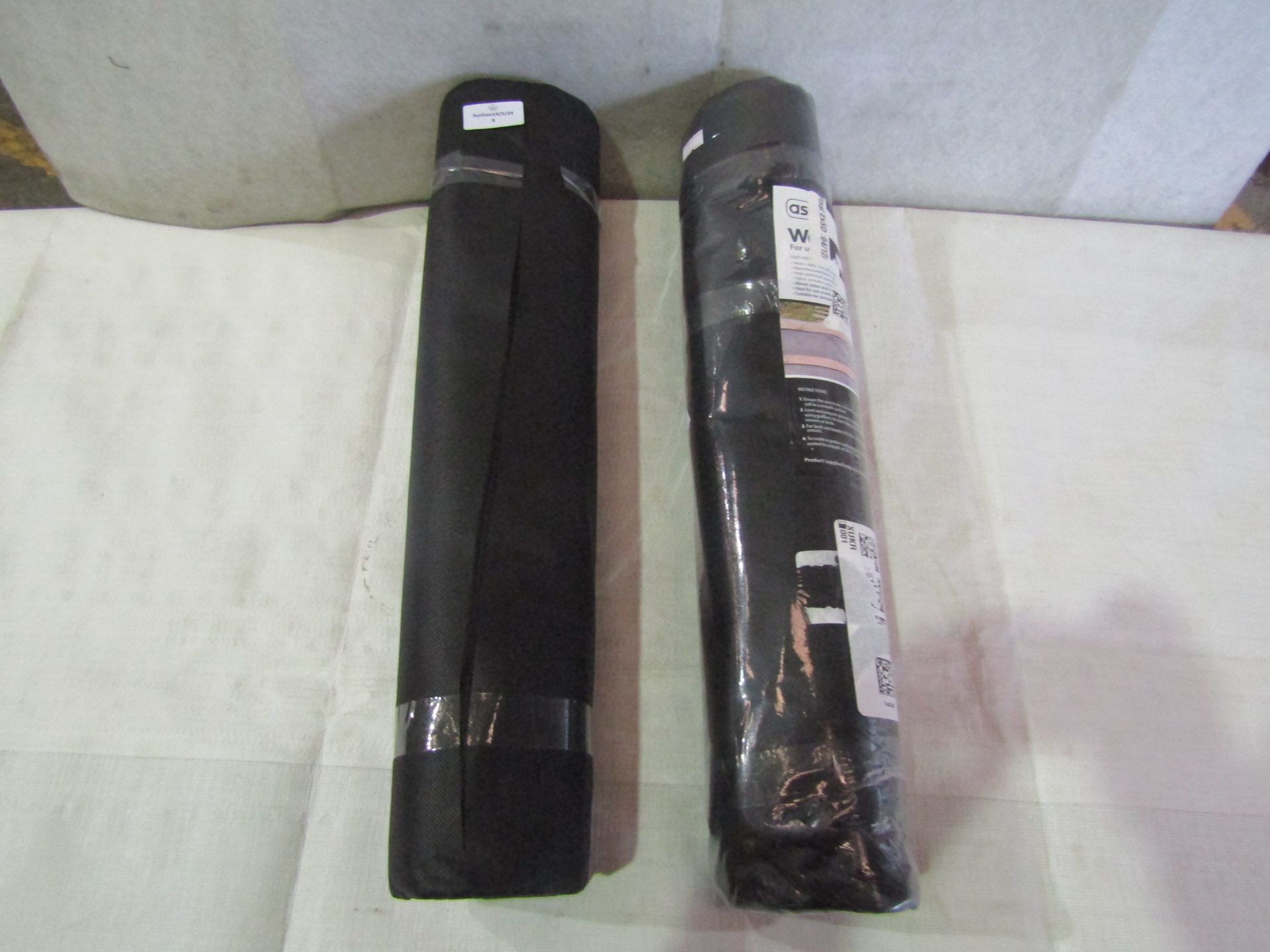 2x Asab Heavy Duty Weed Guard, Size: 8x1.5m - Both Unchecked & One Packaged.