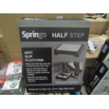 3x Springo Half Step Anti-Slip Platform - Unchecked & Boxed.