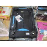 Asab Travel Trolley Blue/Black, Size: 52x34x18cm - Unused With Tag.