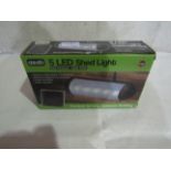 Asab 5 LED Solar Powered Shed Light - Unchecked & Boxed.