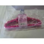 Asab 10 Pack Velvet Hangers, Pink- Unused & Packaged.