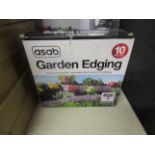 Asab 10pcs Garden Edging, Stone Effect - Unchecked & Boxed.