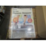 3x Asab Aerobic Fitness Stepper With 2 Replacement Feet - All Unchecked & Boxed.