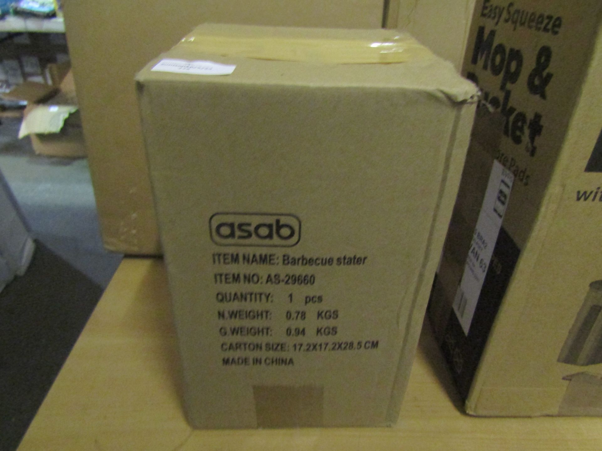 Asab Barbecue Starter - Unchecked & Boxed.