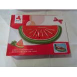 Jilong Pool Inflatable Jumbo Watermelon Slice Mattress, Size: 180x77cm - Unchecked & Boxed.