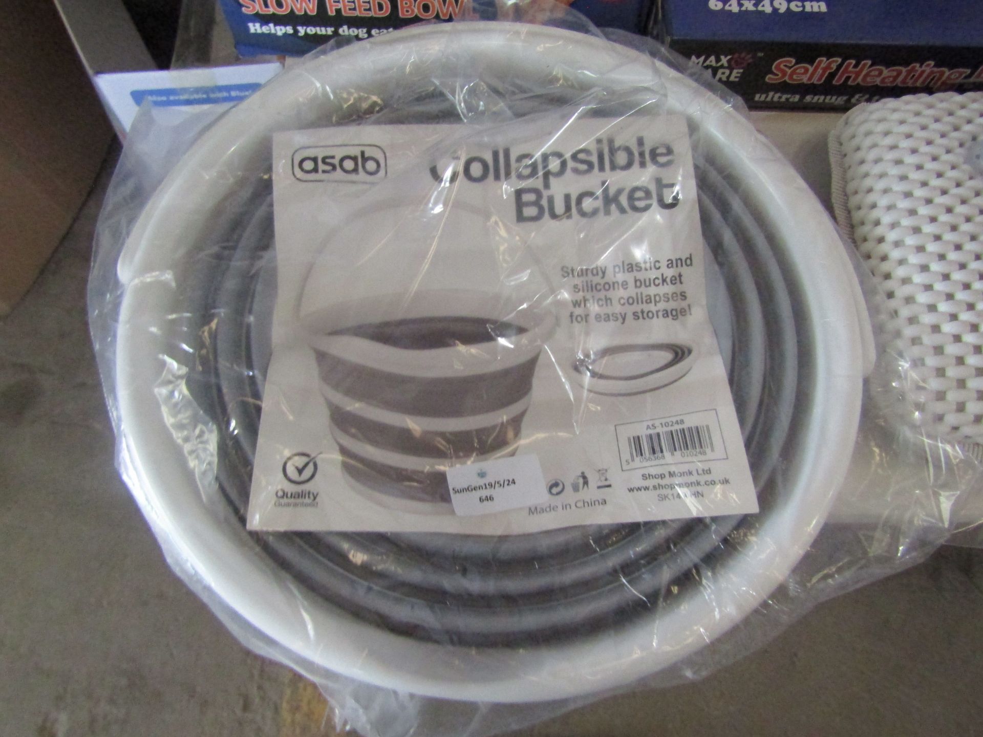 Asab Collapsible Bucket - Unused & Packaged.