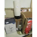 2x  Table Lamps - Untested & One Boxed. Please See Image For Design.