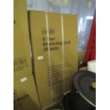 Asab 5-Tier Shelving Unit, Black - Unchecked & Boxed.