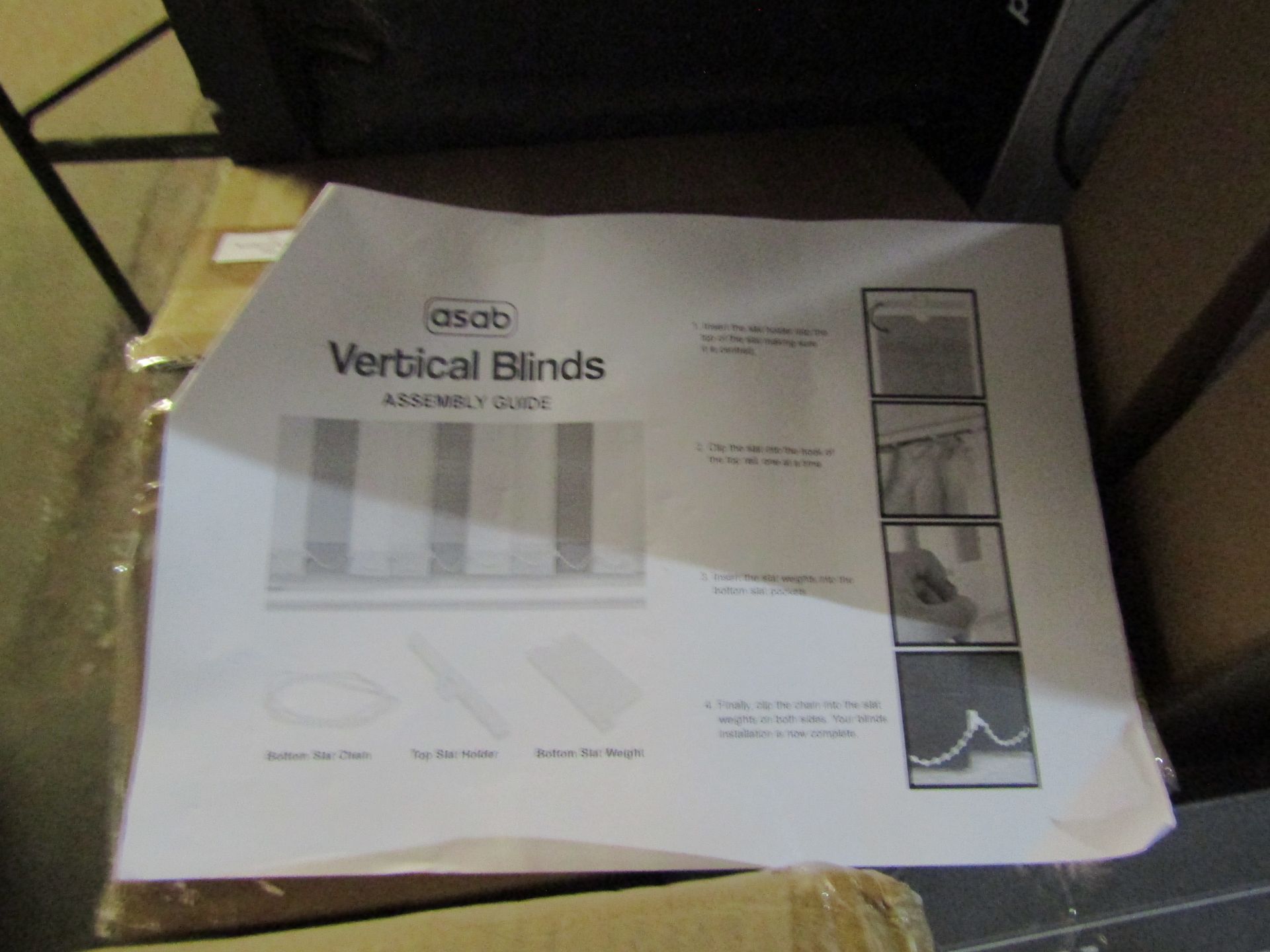 Asab Vertical Blinds - Looks Unused & Boxed.