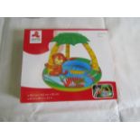 Jilong Pool Inflatable Monkey Baby Pool, Size: 102x102x80cm - Unchecked & Boxed.