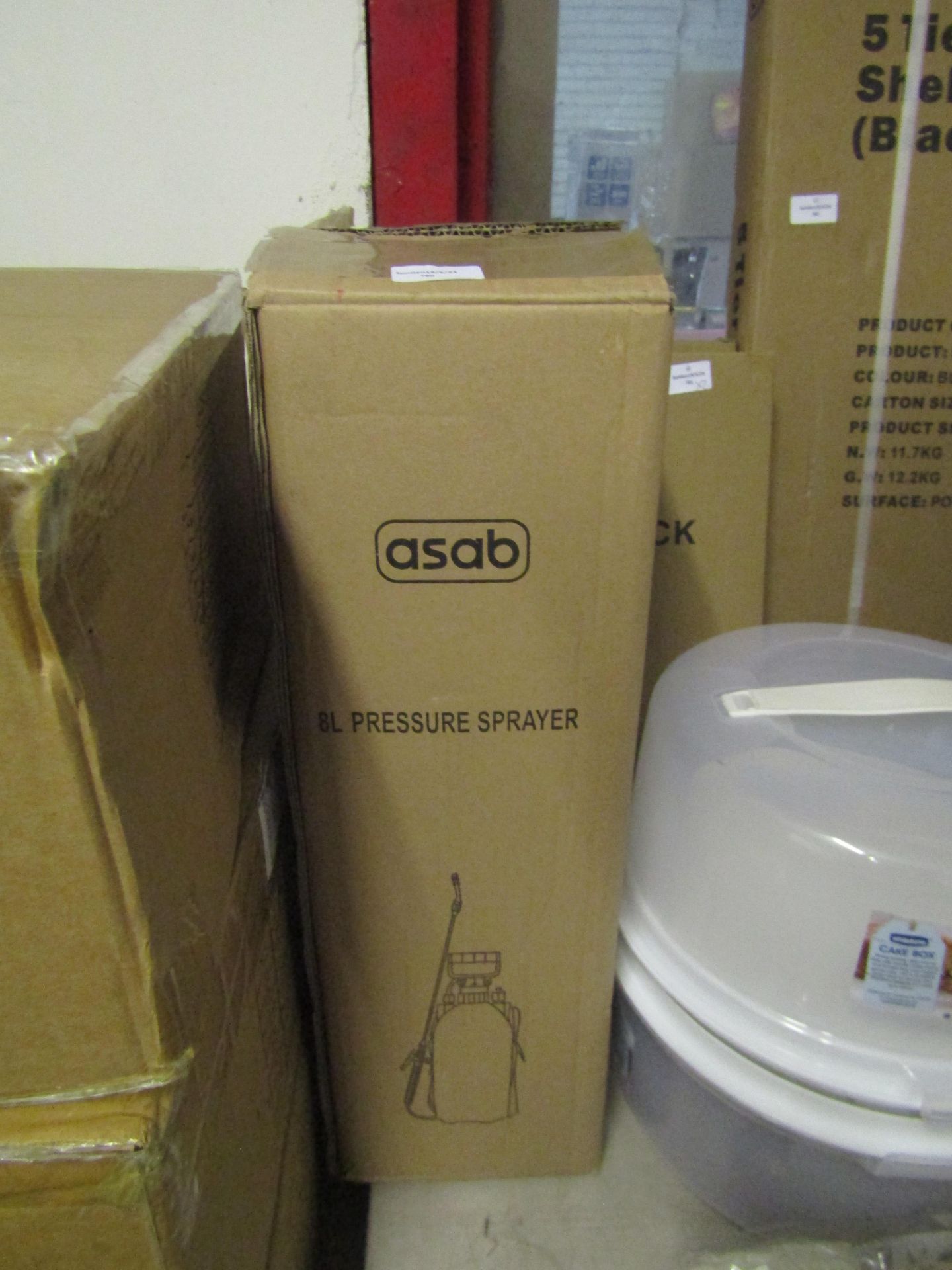 Asab 8L Pressure Sprayer - Unchecked & Boxed.