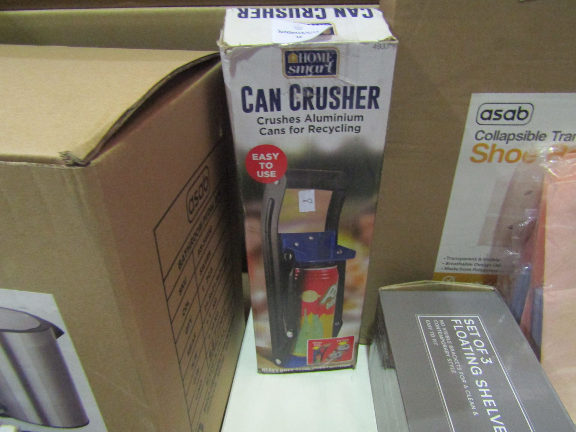 Home Smart Easy To Use Can Crusher - Unchecked & Boxed.