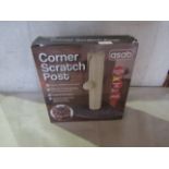 Asab Corner Scratch Post Perfect For Cats - Unchecked & Boxed.