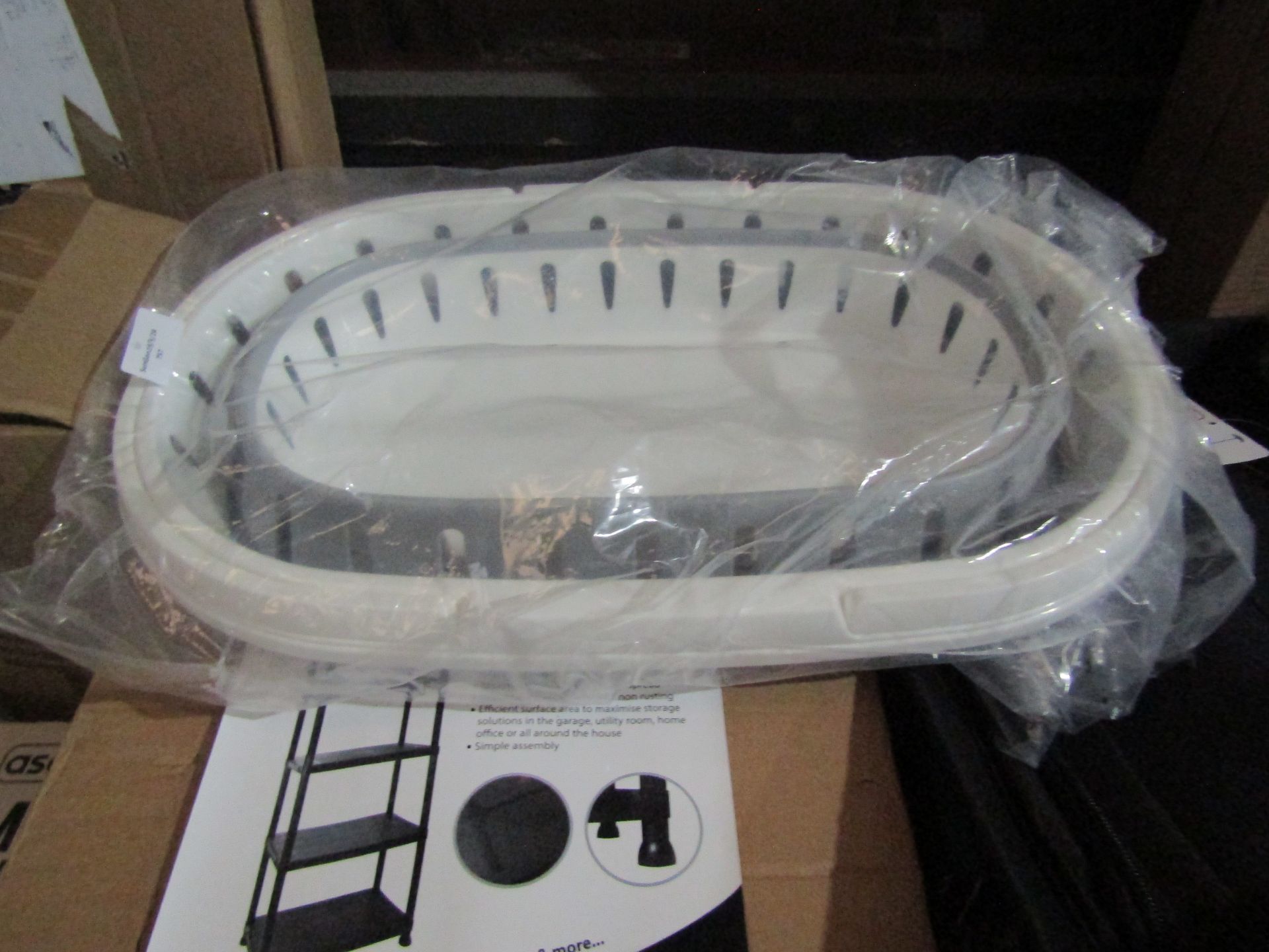 Asab Collapsible Laundry Basket - Unchecked & Packaged.