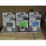 Box Of 48x Blink Finder " Never Loose Your Keys Again " With LED Torch Function, Assorted Colour: