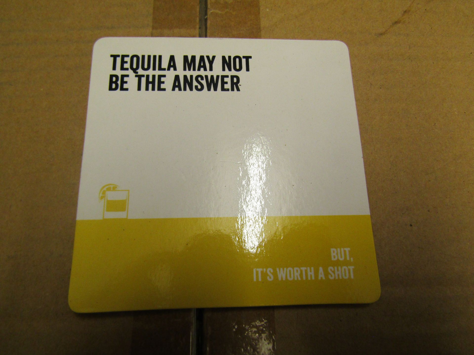 10x Sets Of 6 Taquila Coasters, New & Boxed, See Image For Design.