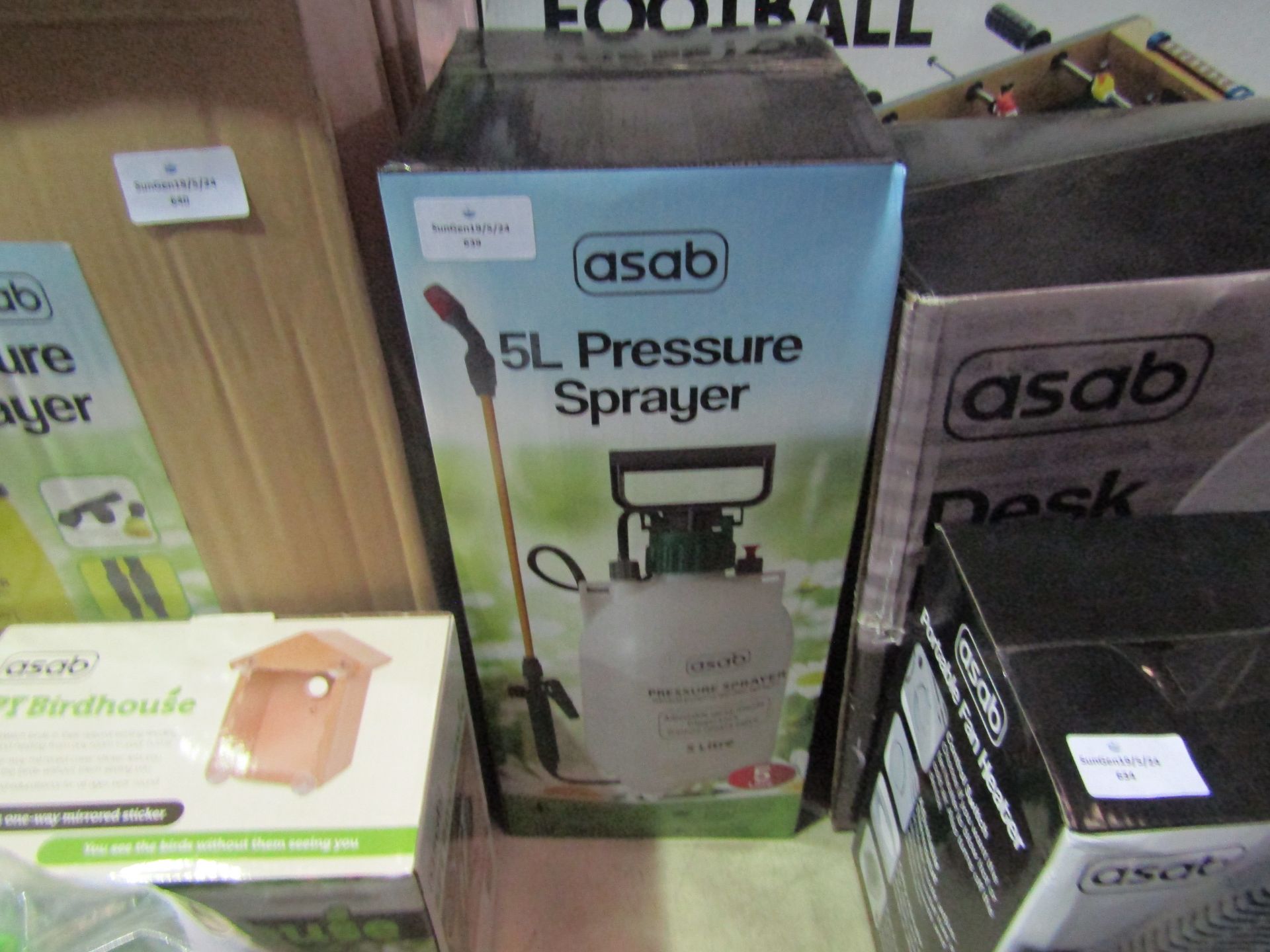 Asab 5 Pressure Sprayer - Unchecked & Boxed.