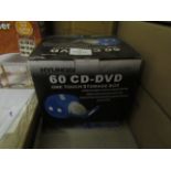 Hyundai 60-Cd-Dvd Storage Box, Unchecked & Boxed.