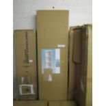 4-Tier Bookcase White, Size: W30xD23.5xH106cm - Unchecked & Boxed.