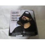 Asab Hooded Neck Pillow - Unchecked & Boxed.