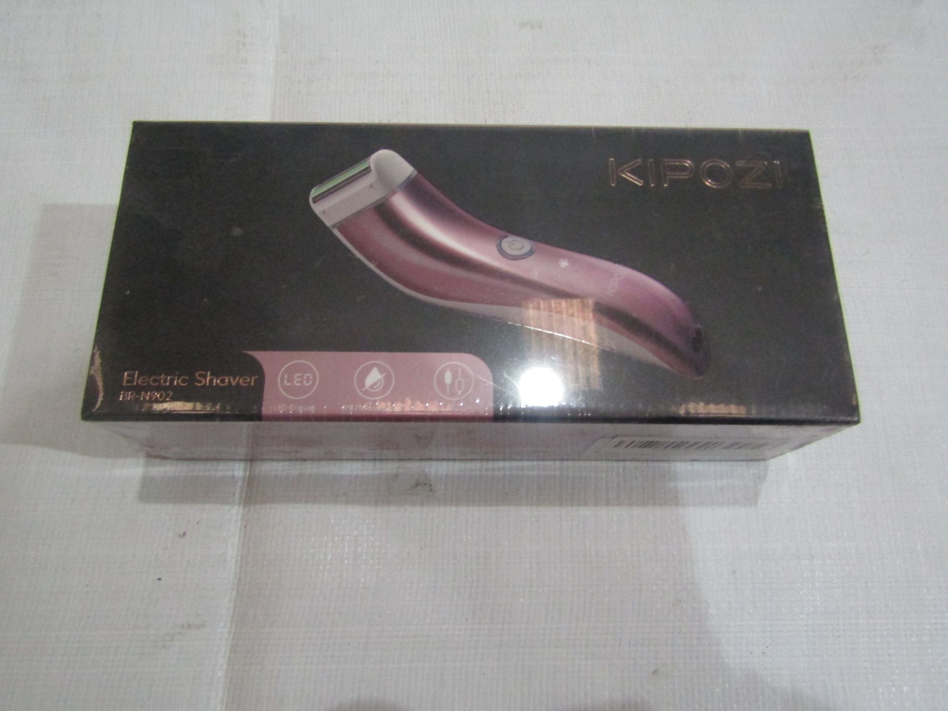 Kipozi Electric Shaver With LED Display, Waterproof, 2 Speed Settings, Model: BR-N902 - Good