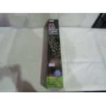 Asab 3 Pack 60 LED Solar Branch Lights, Bright White - Unchecked & Boxed.