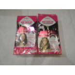 2x Freetress Equal Lace Front Baby Hairline, Style: Tori & Color: 2 - Both Unchecked & Boxed.