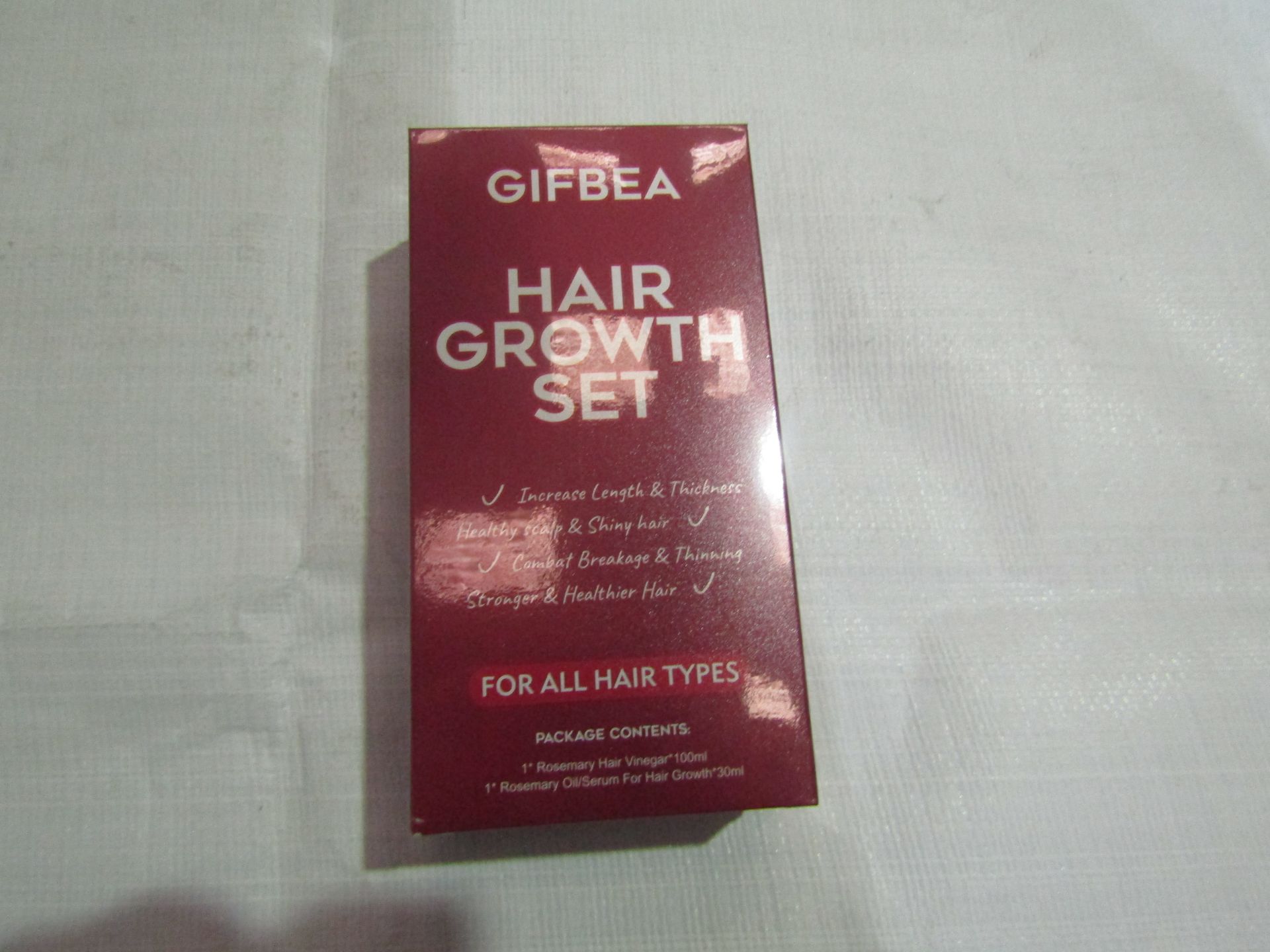 5x Gifbea Hair Growth Set( Rosemary Oil/Serum For Hair Growth) New & Packaged Use Within 12 Months