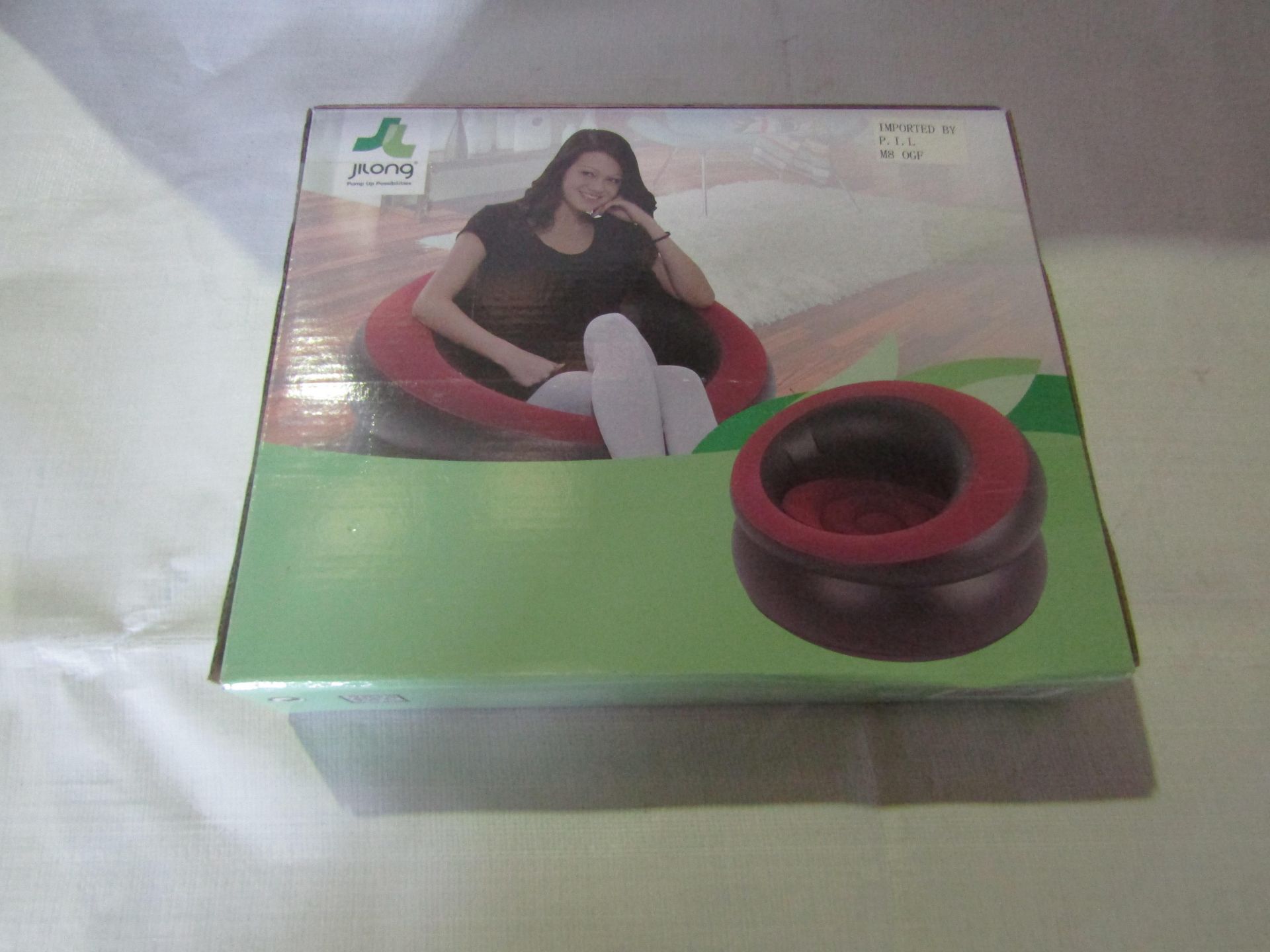 Jilong Single Inflatable Chair For Indoor & Outdoor Use - Unchecked & Boxed.