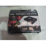 Asab Portable Gas Stove, Size: 34x28x11cm - Unchecked & Packaged.