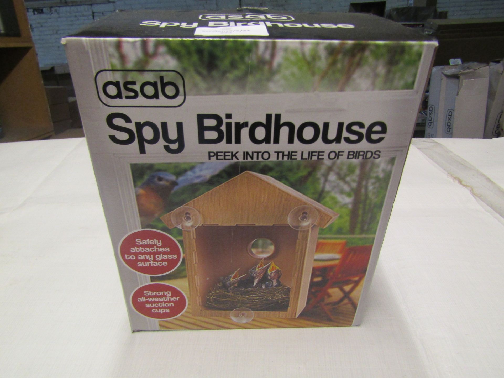 Asab Spy BirdHouse, Unchecked & Boxed.