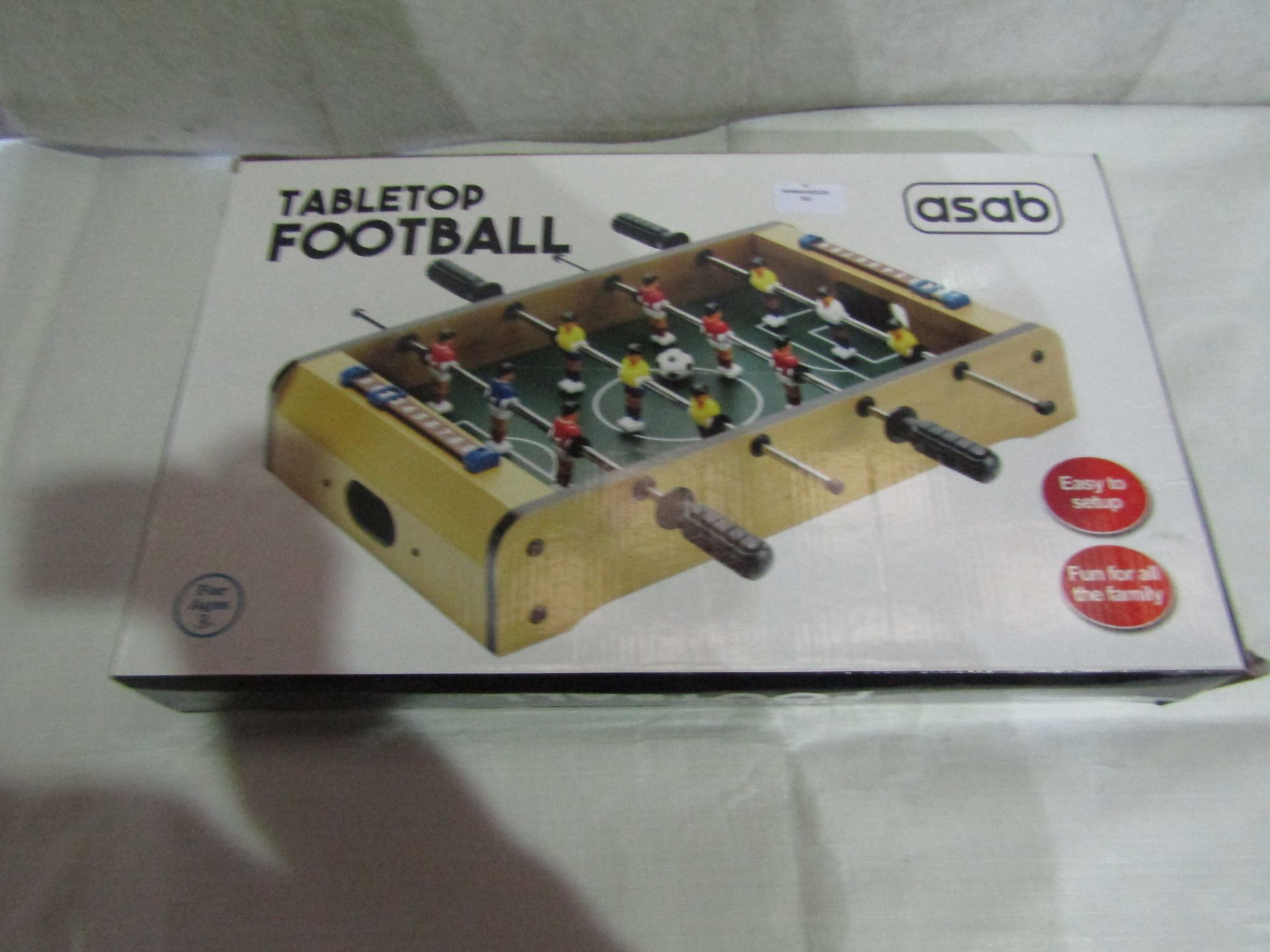 Asab Tabletop Football - Unchecked & Boxed.