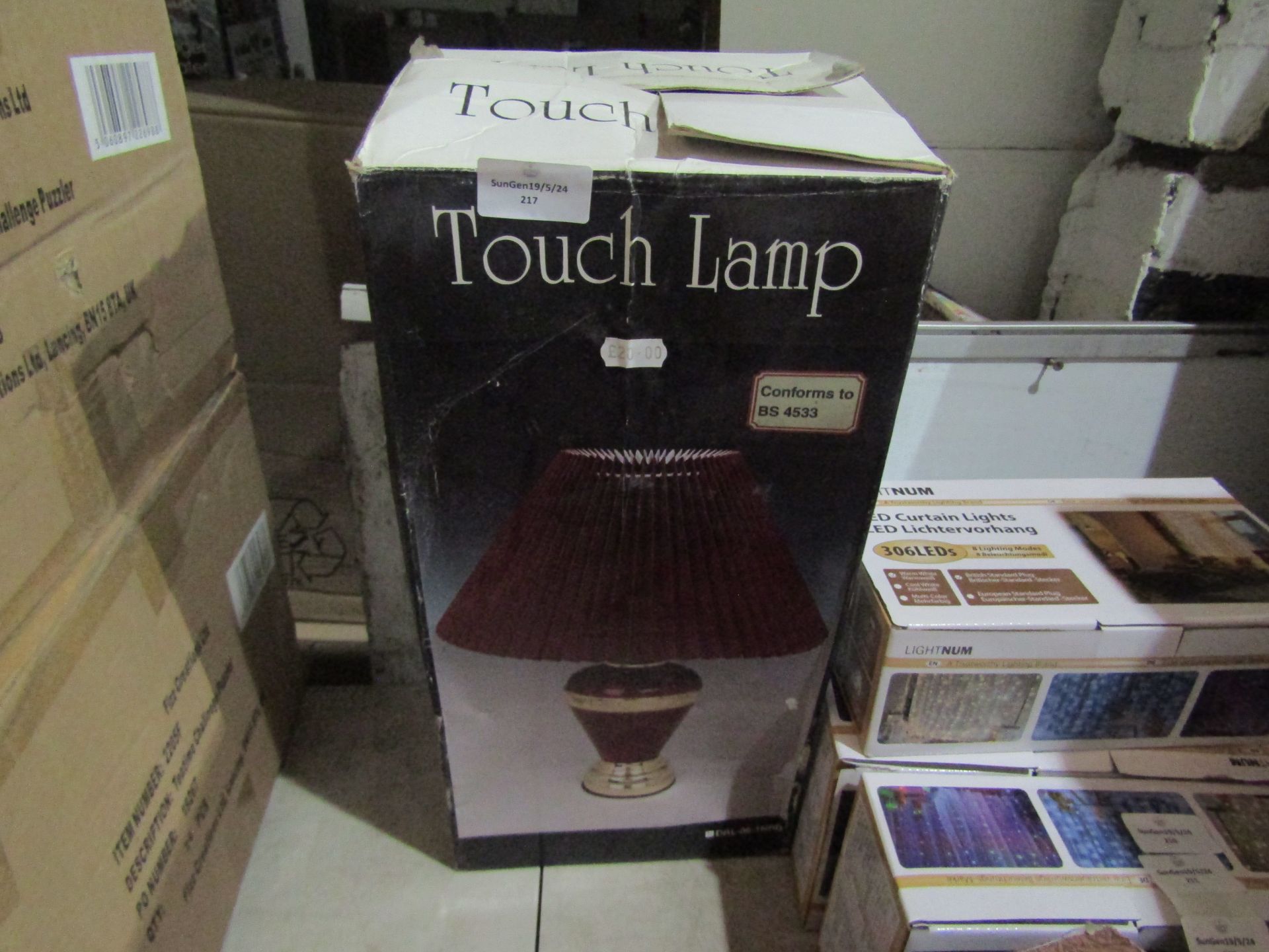 Touch Lamp, Unchecked & Boxed.