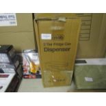 Asab 2-Tier Fridge Can Dispenser - Unchecked & Boxed.