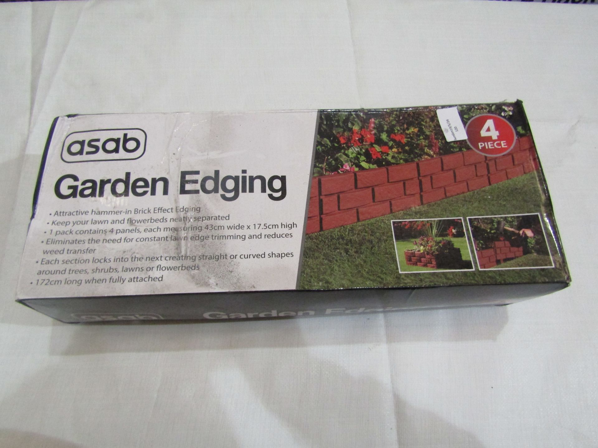 Asab 4pc Garden Edging - Unchecked & Boxed.