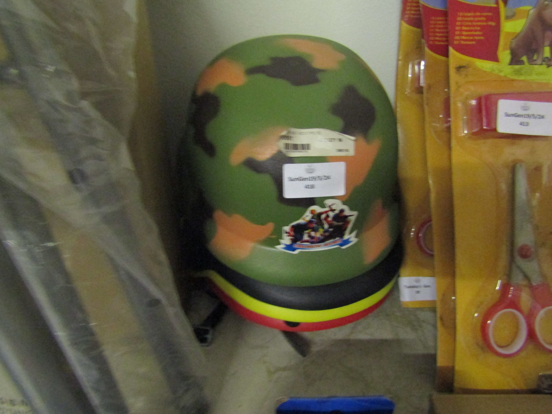 Childrens Army/Costume Helmets, Unchecked & No Package.