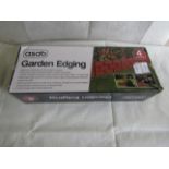 Asab 4 Piece Garden Edging, Brick Effect - Unchecked & Boxed.