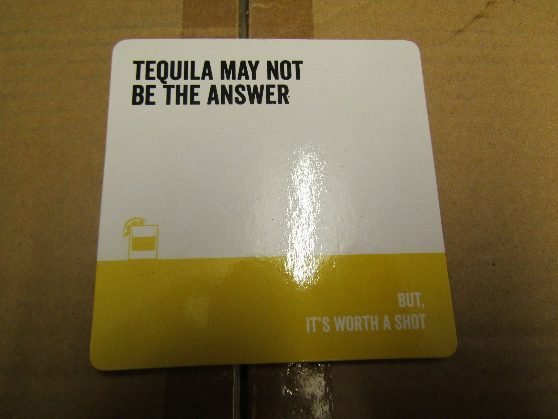 10x Sets Of 6 Taquila Coasters, New & Boxed, See Image For Design.