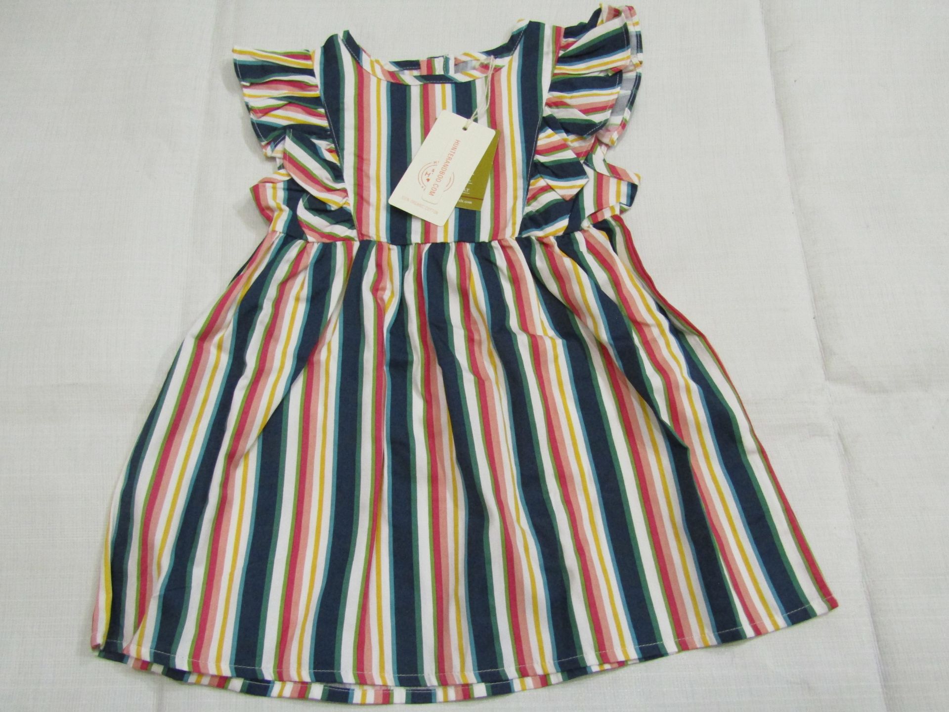 Hunter & Boo Helter Skelter Frilled Dress Aged 2-3 yrs New & Packaged RRP £29