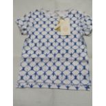 2 X Hunter & Boo Shibori Blue T/ShirtsAged 3-4 yrs New & Packaged RRP £13 Each