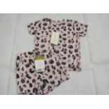 Hunter & Boo Yala Pink T/Shirt & Shorts Aged 12-24 Months New & Packaged RRP £13 Each