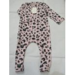 Hunter & Boo Yala Pink Sleepsuit Aged 12-24 Months New & Packaged RRP £24