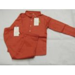 Hunter & Boo Shirt & Trouser Terracotta Aged 4-5 yrs New & Packaged RRP Shirt £21 Trouser £24