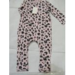 Hunter & Boo Yala Pink Sleepsuit Aged 2-3 yrs New & Packaged RRP £24