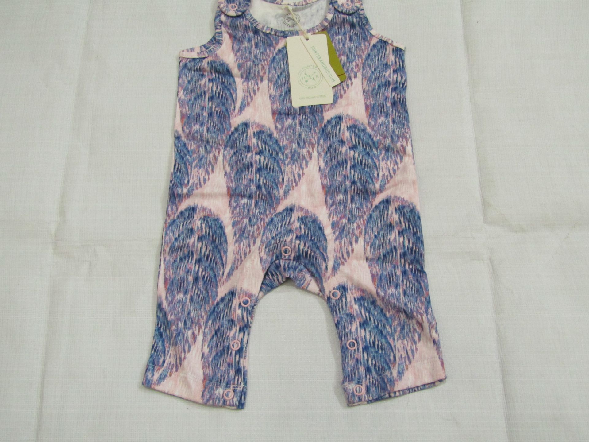 Hunter & Boo Jumpsuit Boo Print Aged 0-3 Months New & Packaged RRP £25