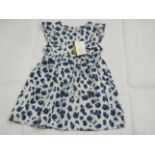 Hunter & Boo Yala Blue Frilled Dress Aged 3-4 yrs New & Packaged RRP £25
