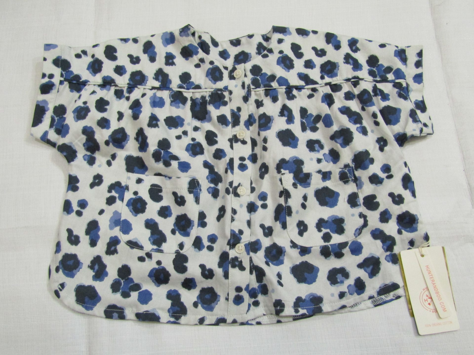 Hunter & Boo Yala Blue Blouse Aged 2-3 yrs New & Packaged RRP £21