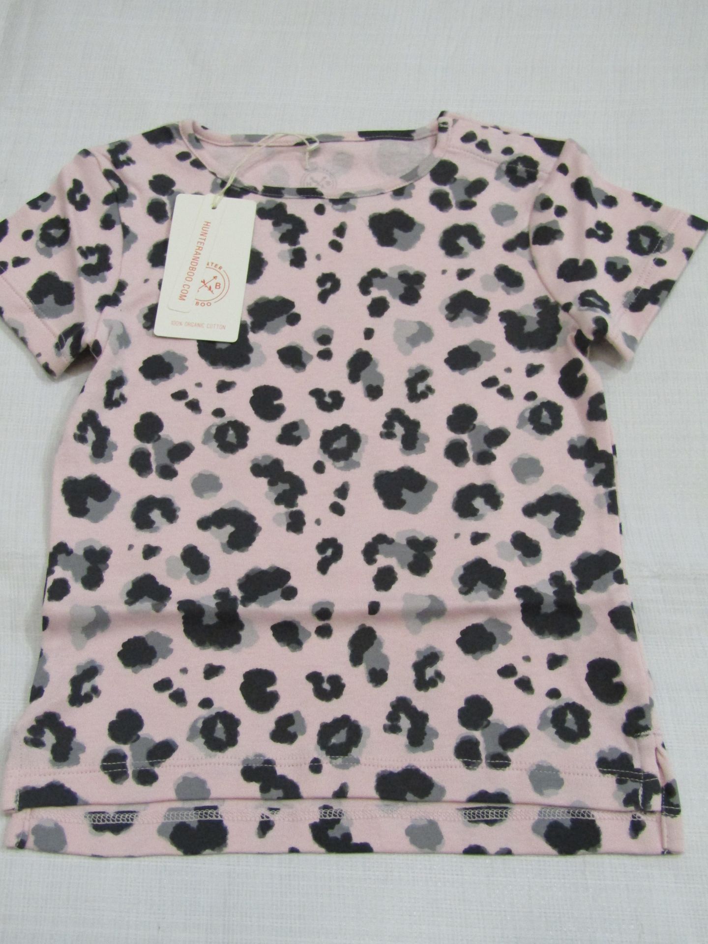 2 X Hunter & Boo Yala Pink T/Shirts Aged 3-4 yrs New & Packaged RRP £ 13 Each