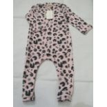 Hunter & Boo Yala Pink Sleepsuit Aged 12-24 Months New & Packaged RRP £24