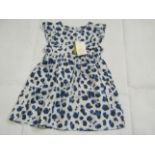 Hunter & Boo Yala Blue Frilled Dress Aged 3-4 yrs New & Packaged RRP £25